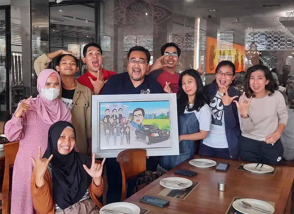 Karya seni berbingkai eksklusif